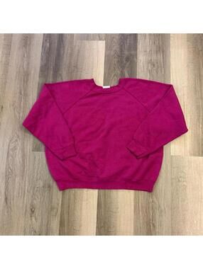 90s Tultex pink crewneck sweatshirt 2XL #loungewear #cozy